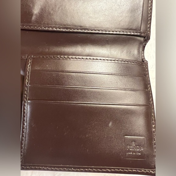 Authentic FENDI trifold wallet (like NEW) - Picture 6 of 13